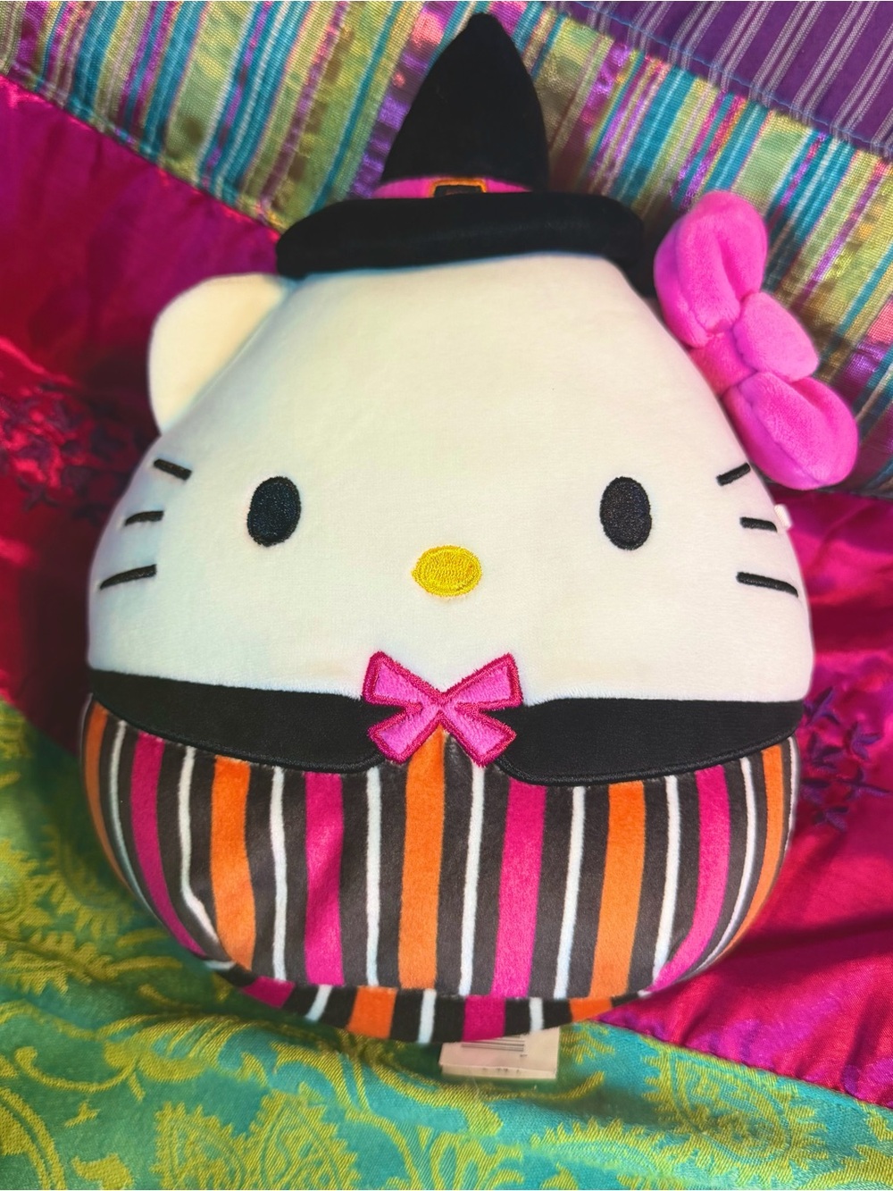 Hello Kitty Sanrio Halloween Witch Plush Doll 8” Squishmallow